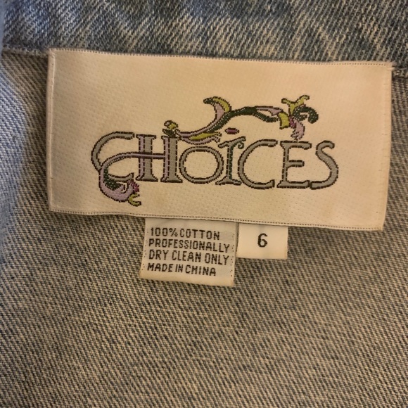 🪡 beaded Denim Jacket Blazer 🧵 - Picture 10 of 16